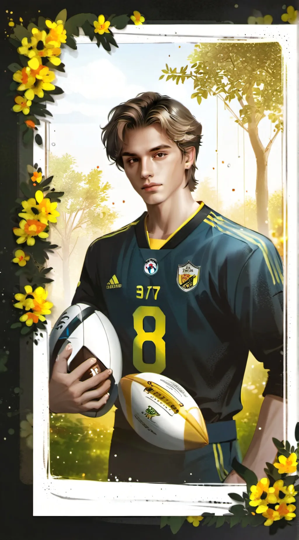 ai character: ✨️🌼 jake🌼 ✨️ background