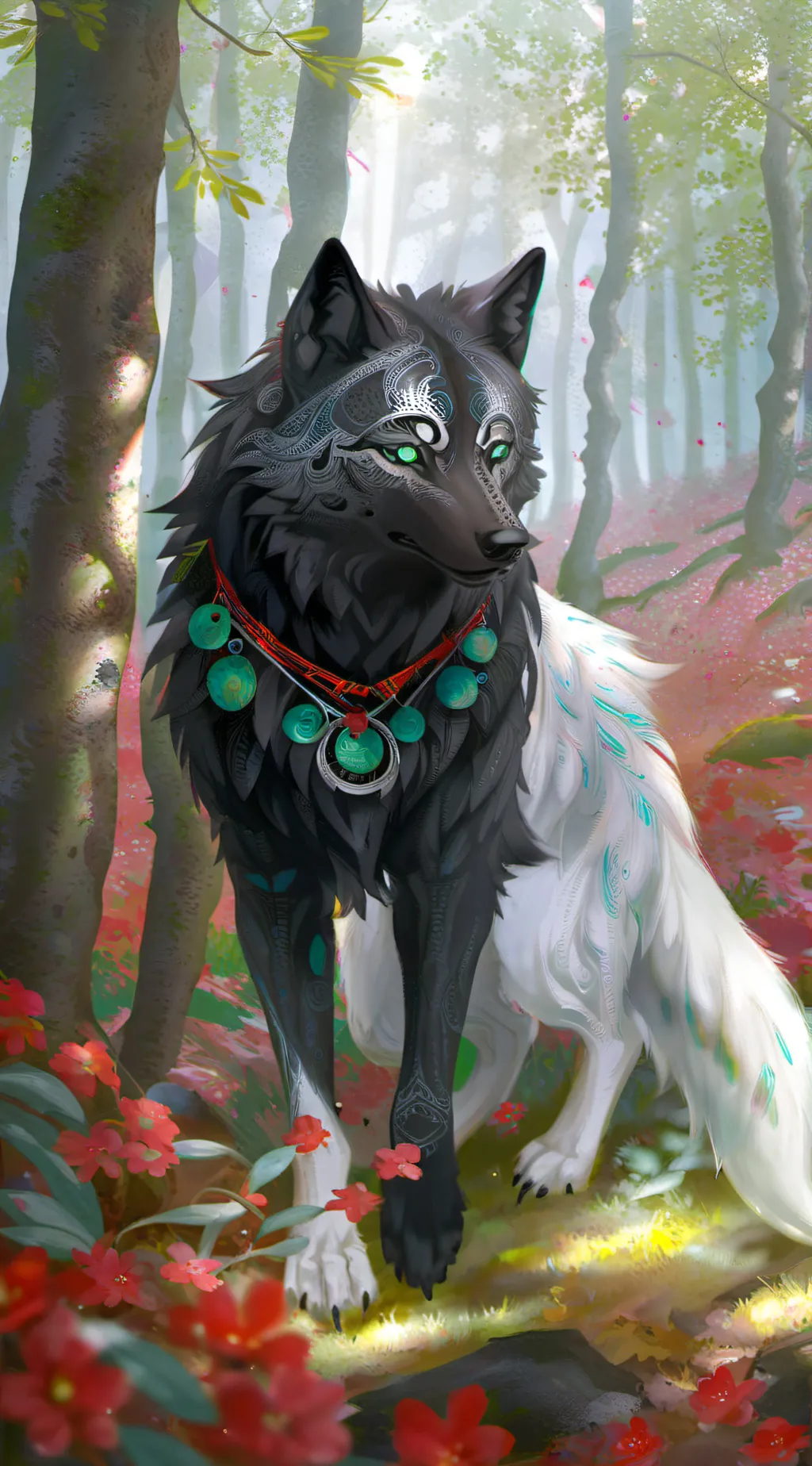 ai character: luna background