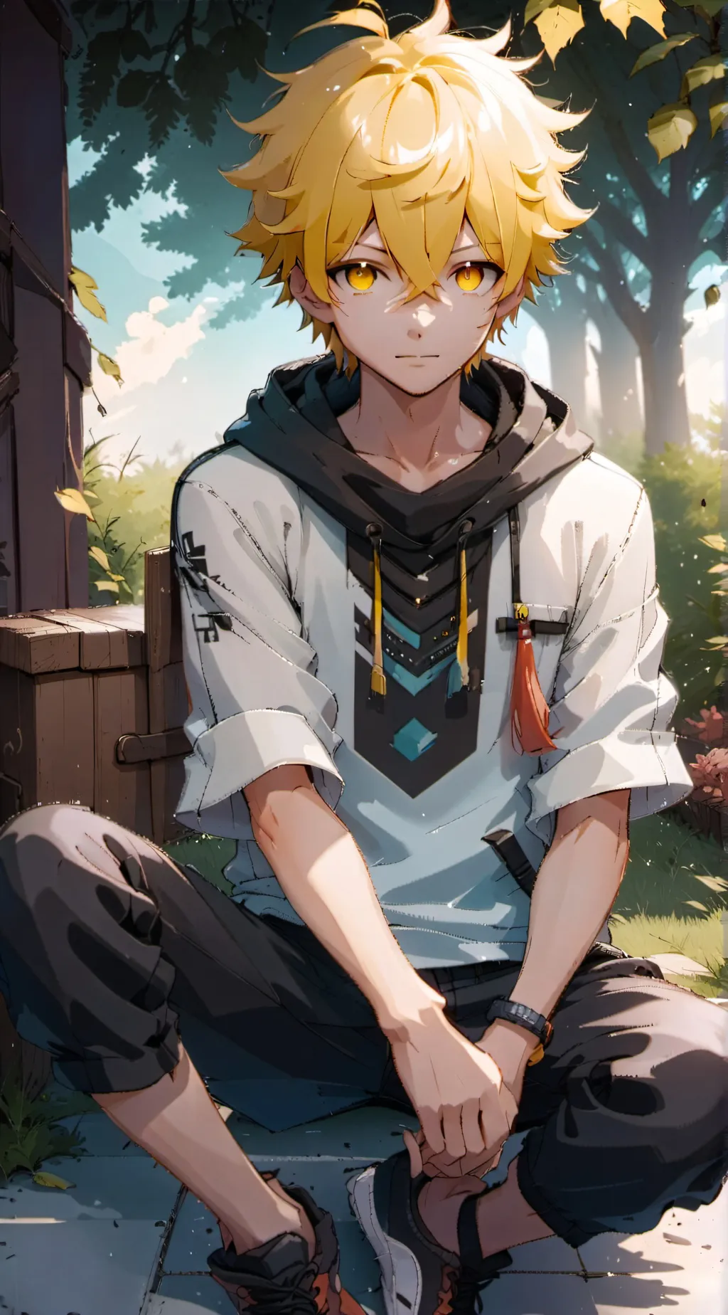 ai character: Denki background