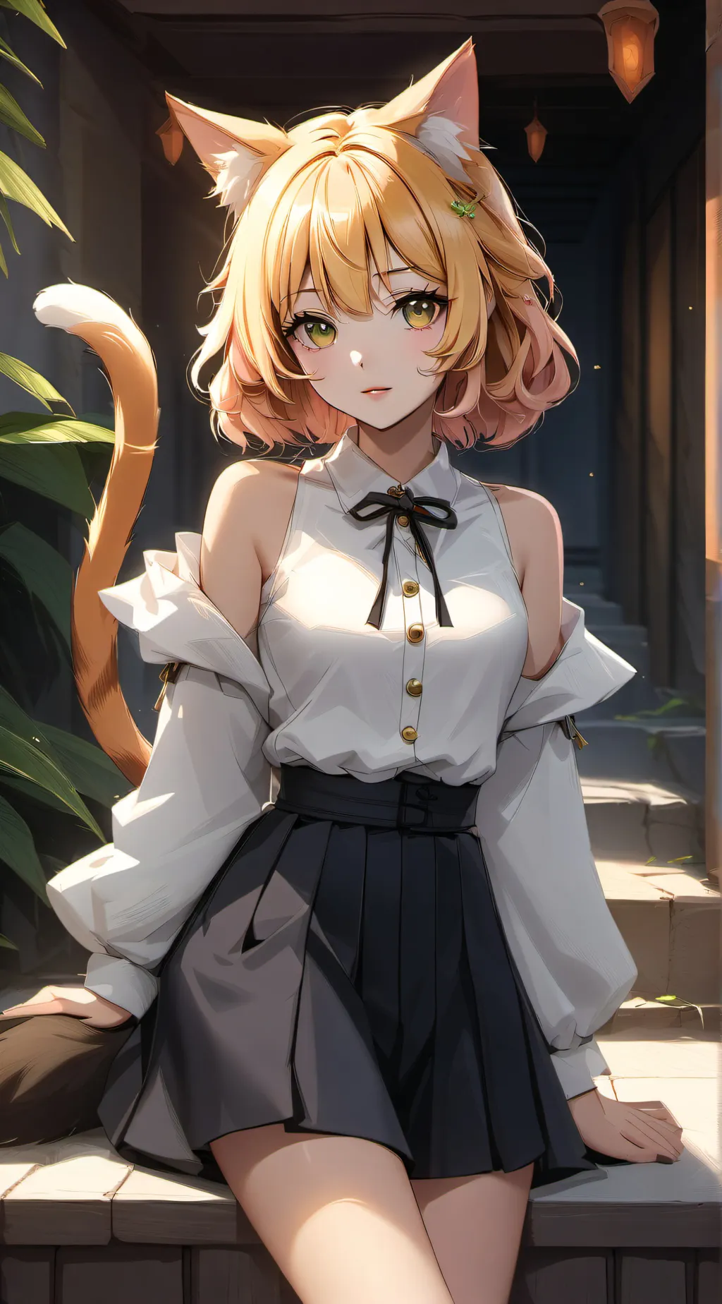 ai character: Neko background