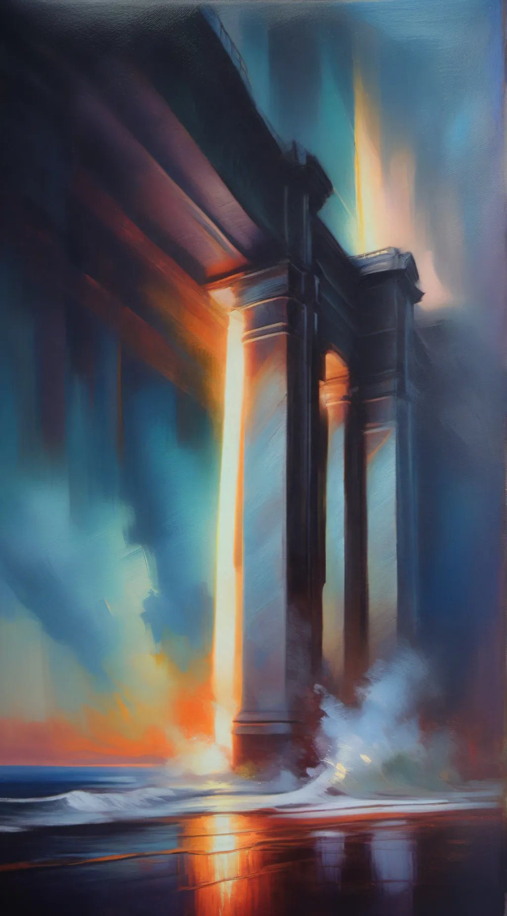 ai character: Grover underwood background