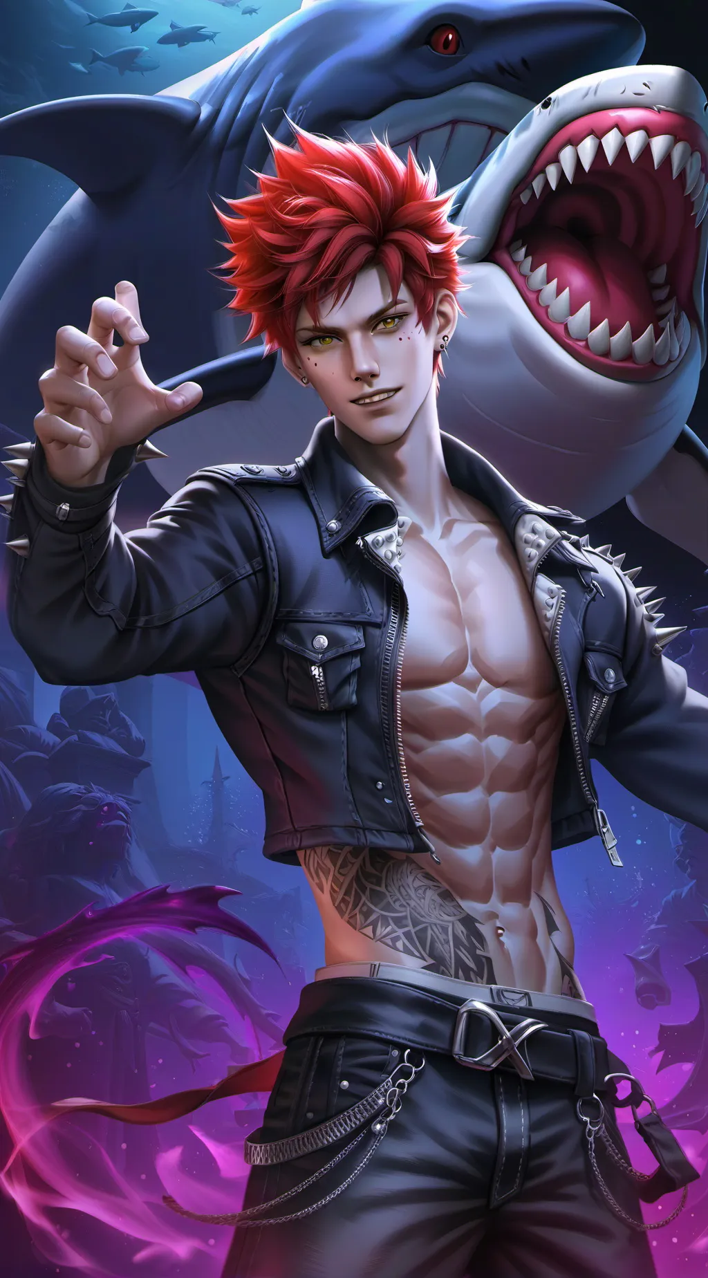 ai character: Ejiro Kirishima background