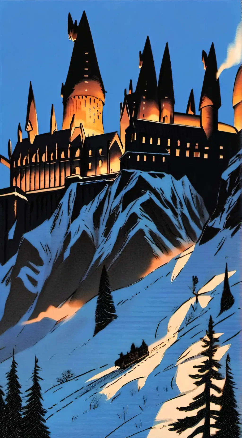 ai character: Hogwarts background