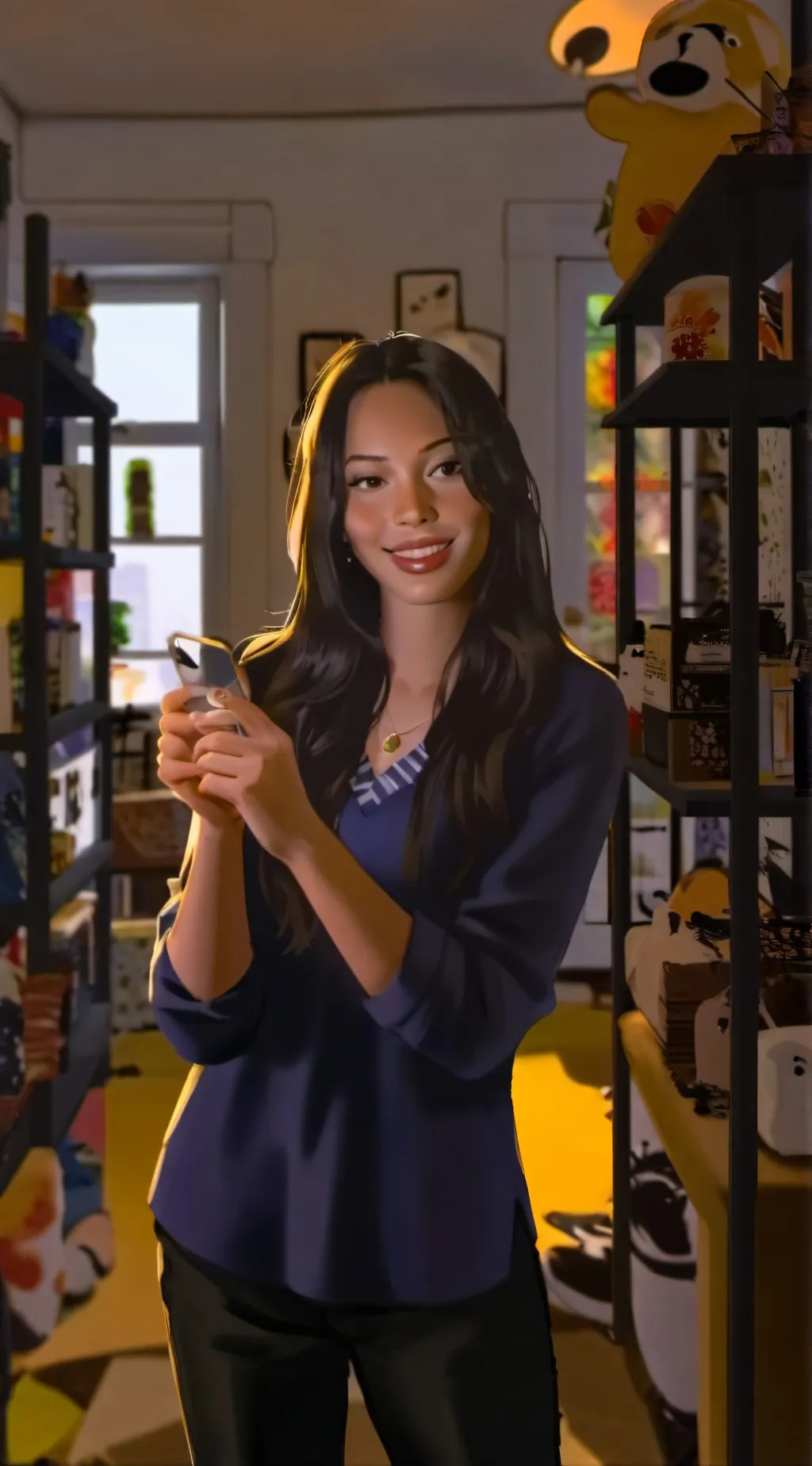 ai character: @..Myra background