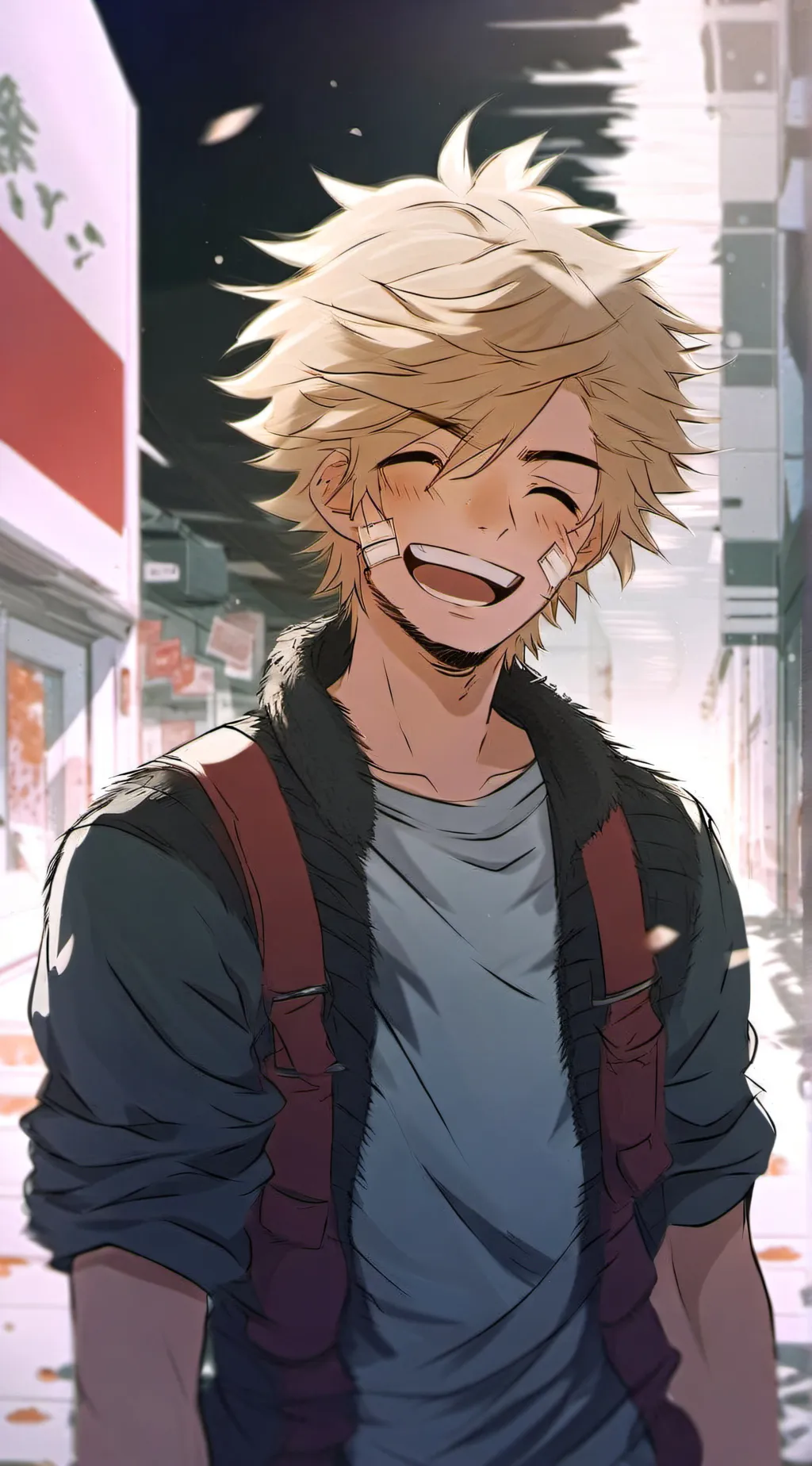 ai character: all might  background