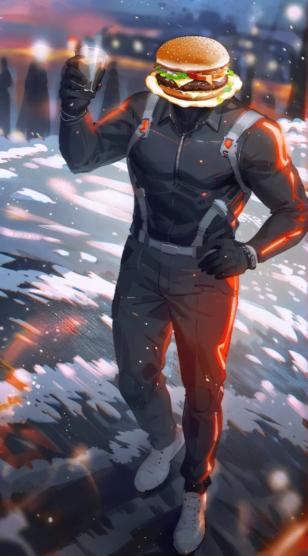 Talkie AI - Chat with Burger man