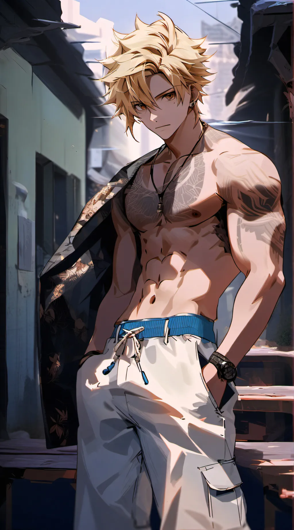 ai character: Rick background