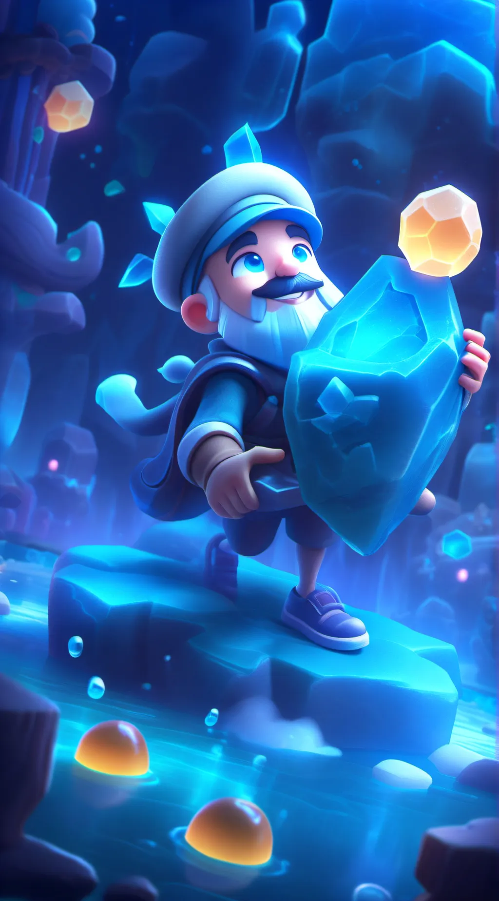 ai character: i will copy you  background