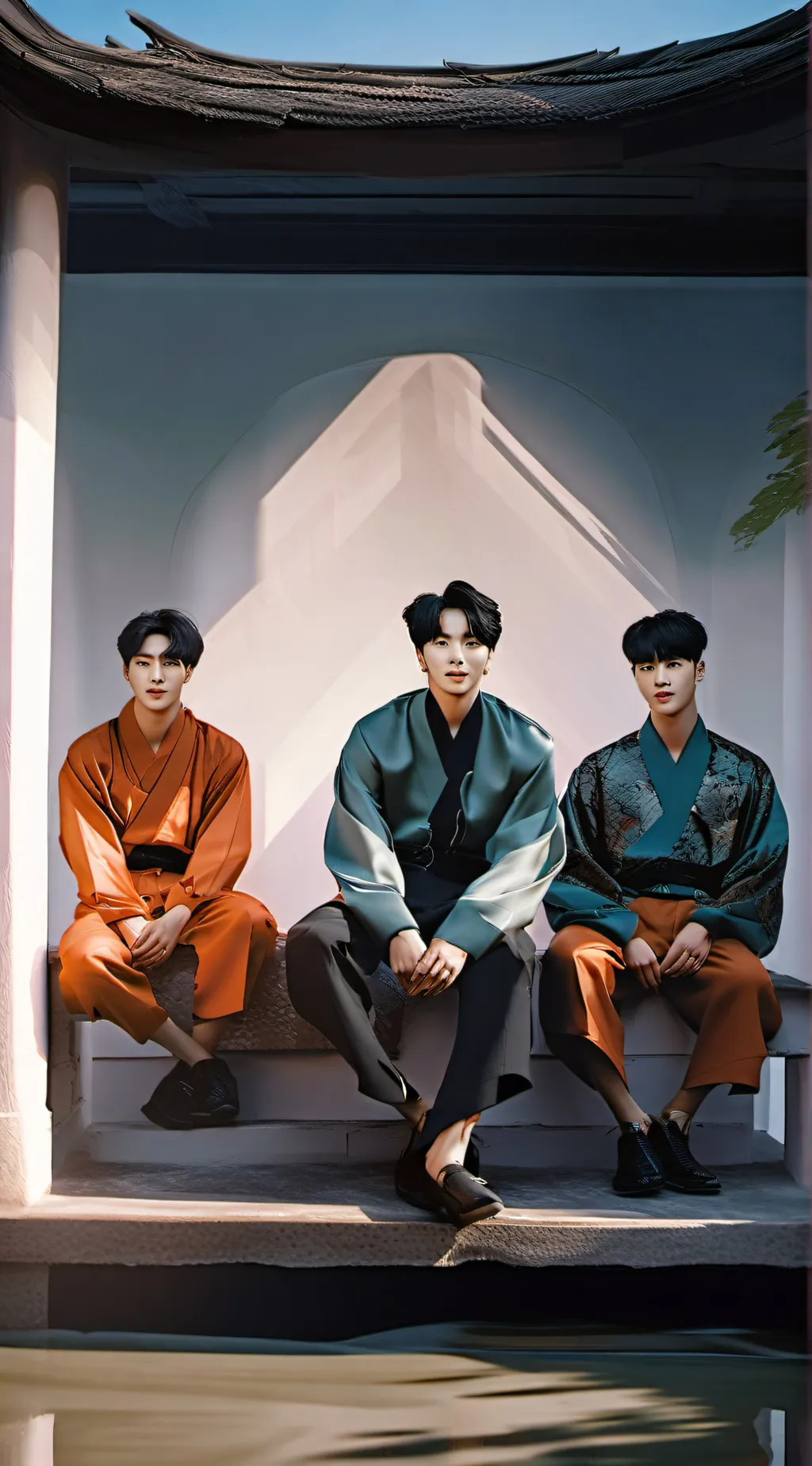 ai character: :BTS and SKZ)  background