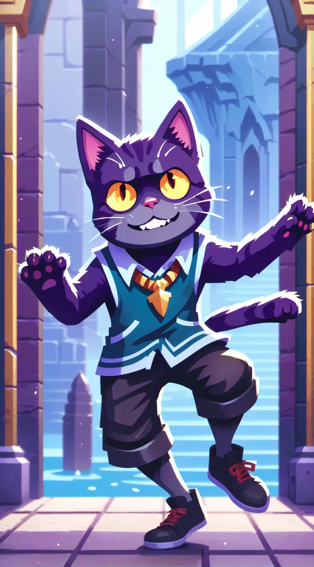 ai character: Cookie. background