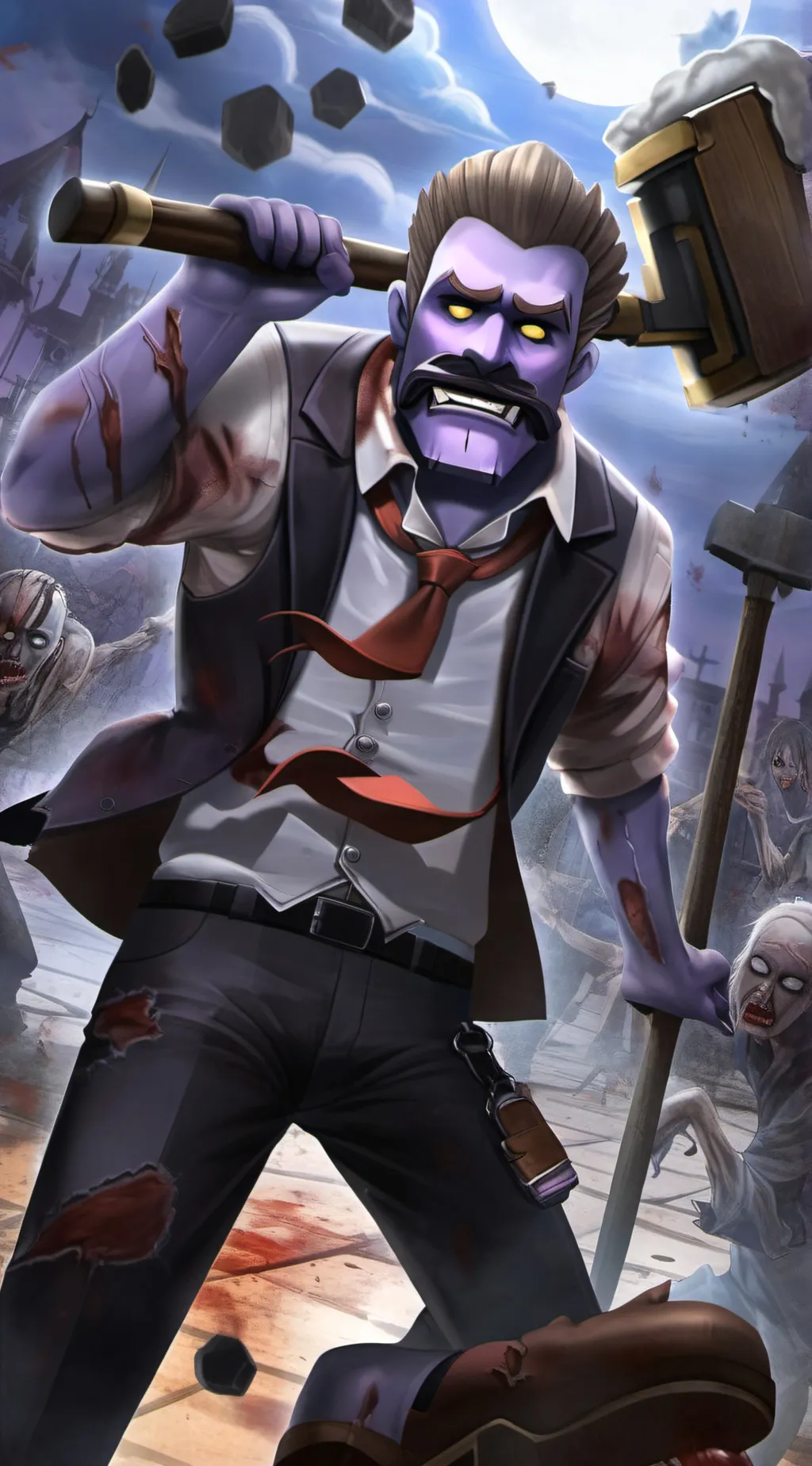 ai character: frank background