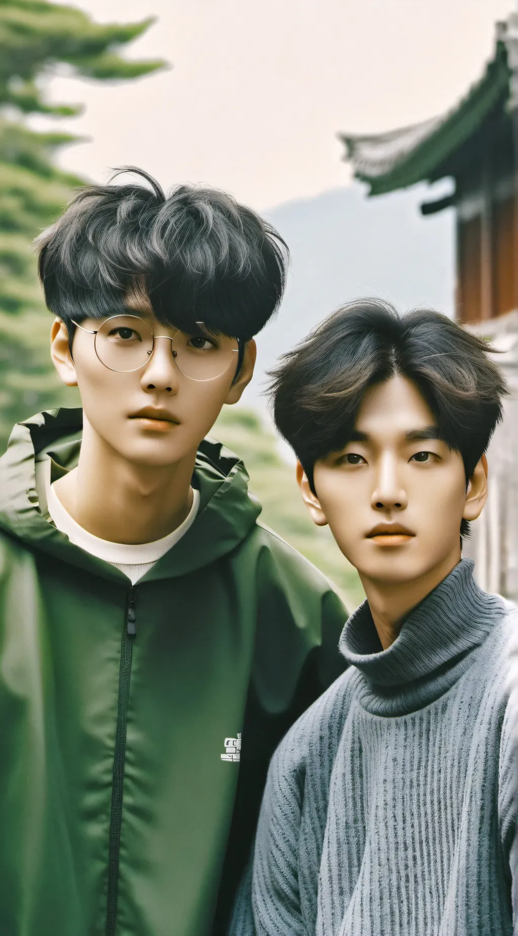 ai character: Jimim&hyumim background