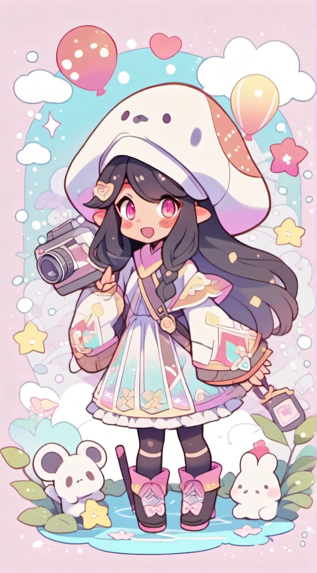 ai character: Aphmau and friends background