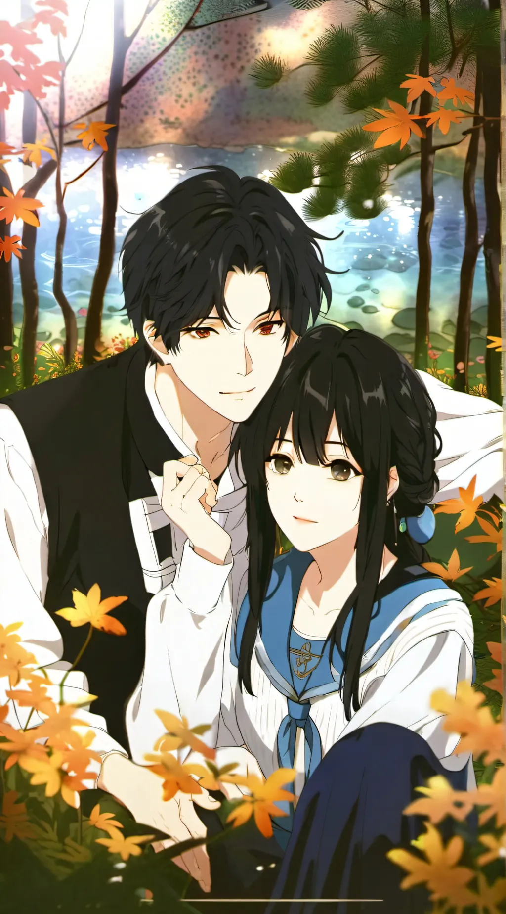 ai character: Adam and Eve background