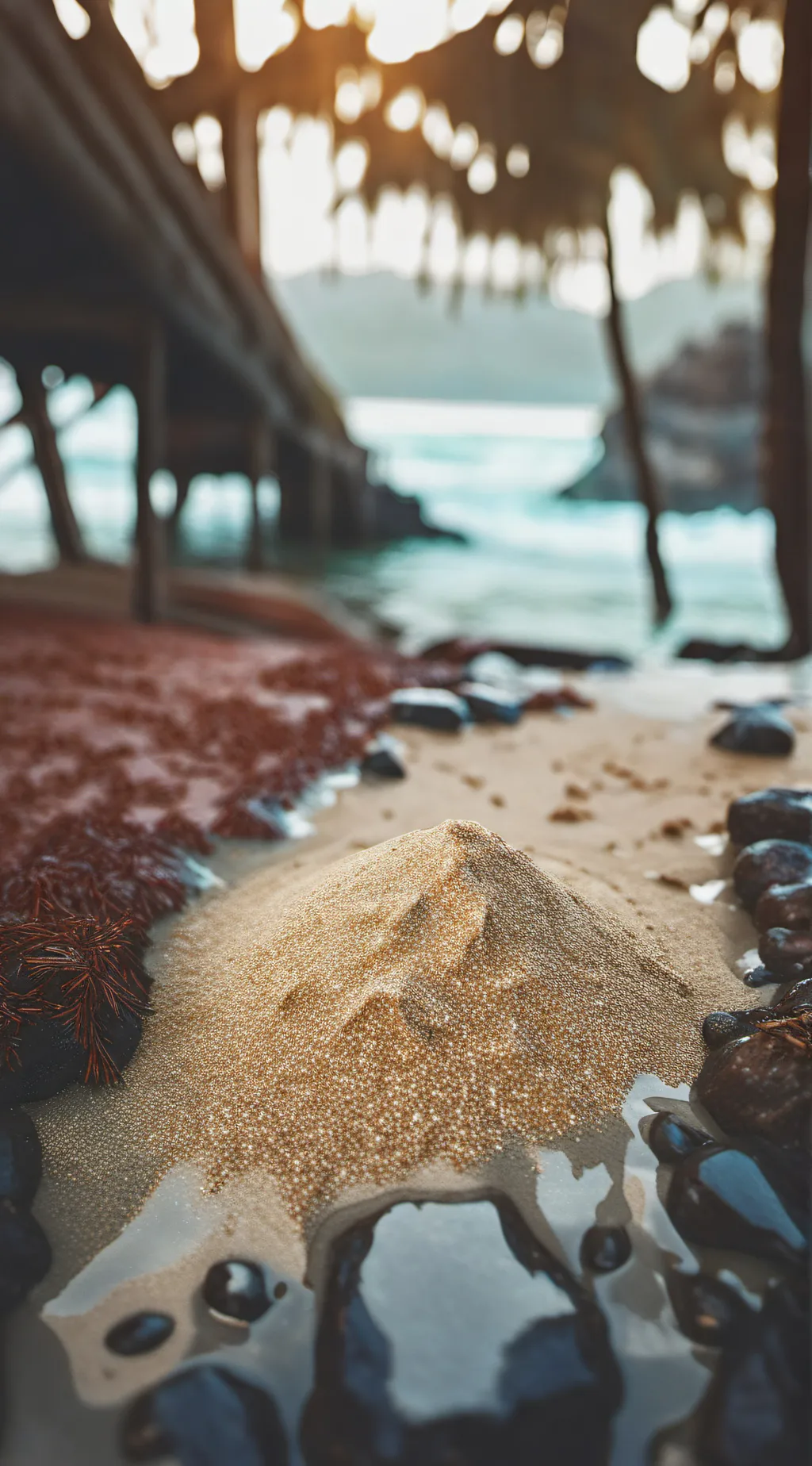 ai character: Quick sand background