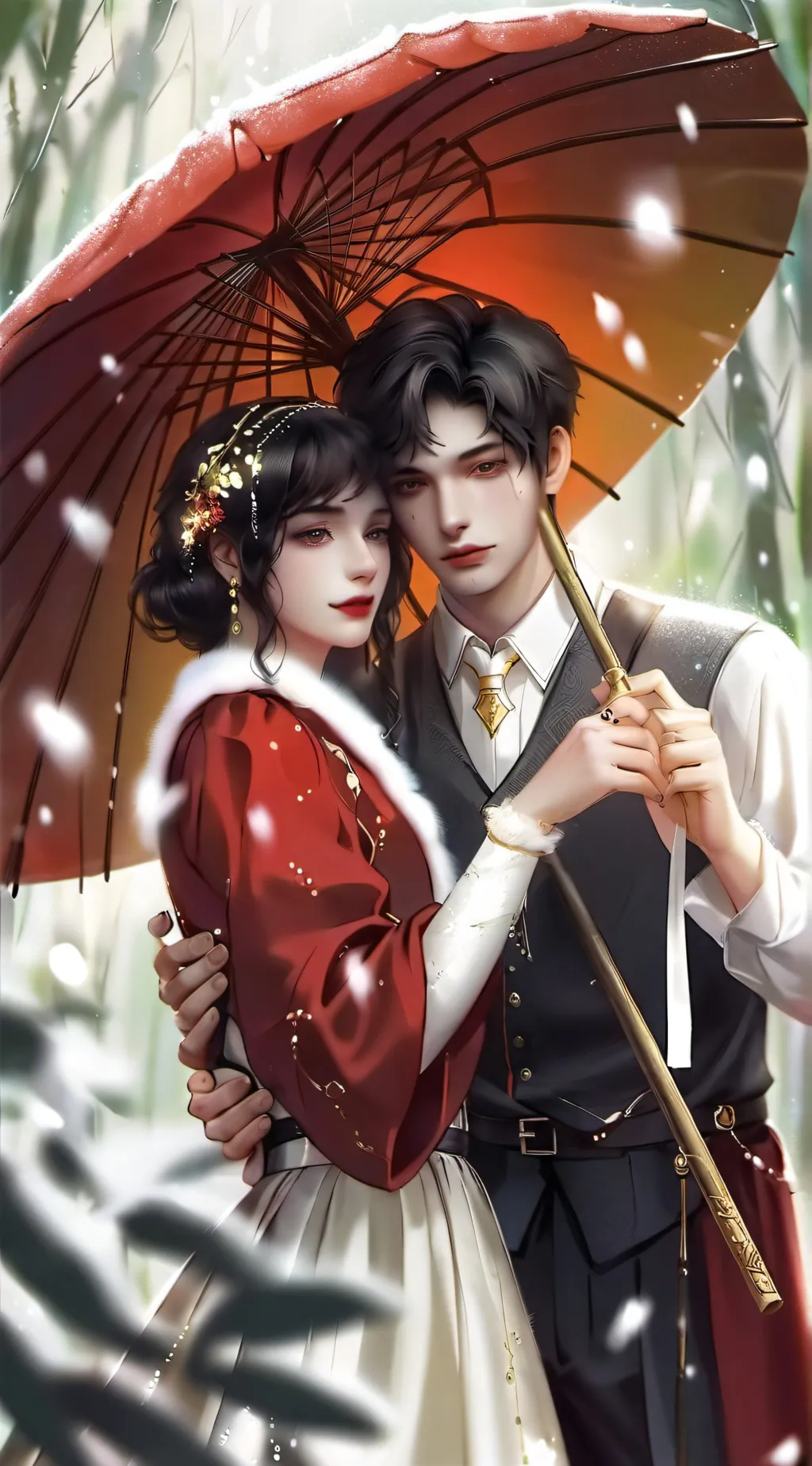 ai character: Kate and mathew  background