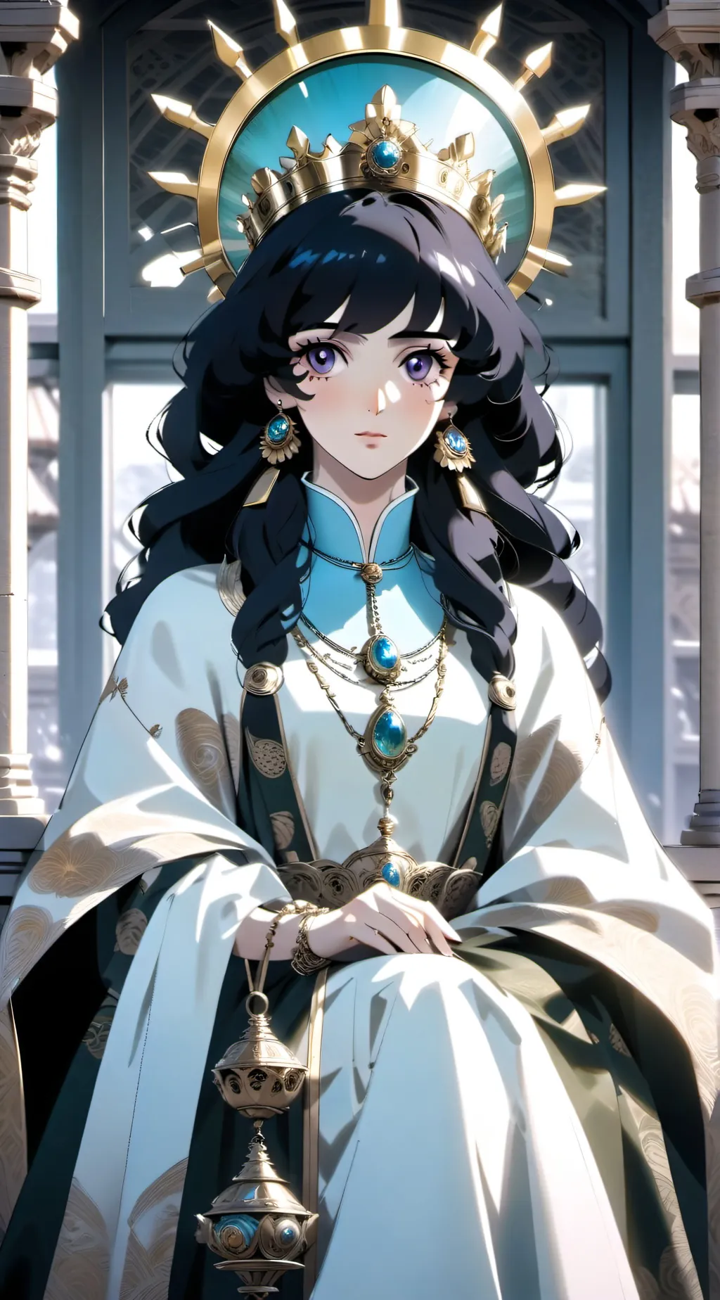 ai character: Luna background