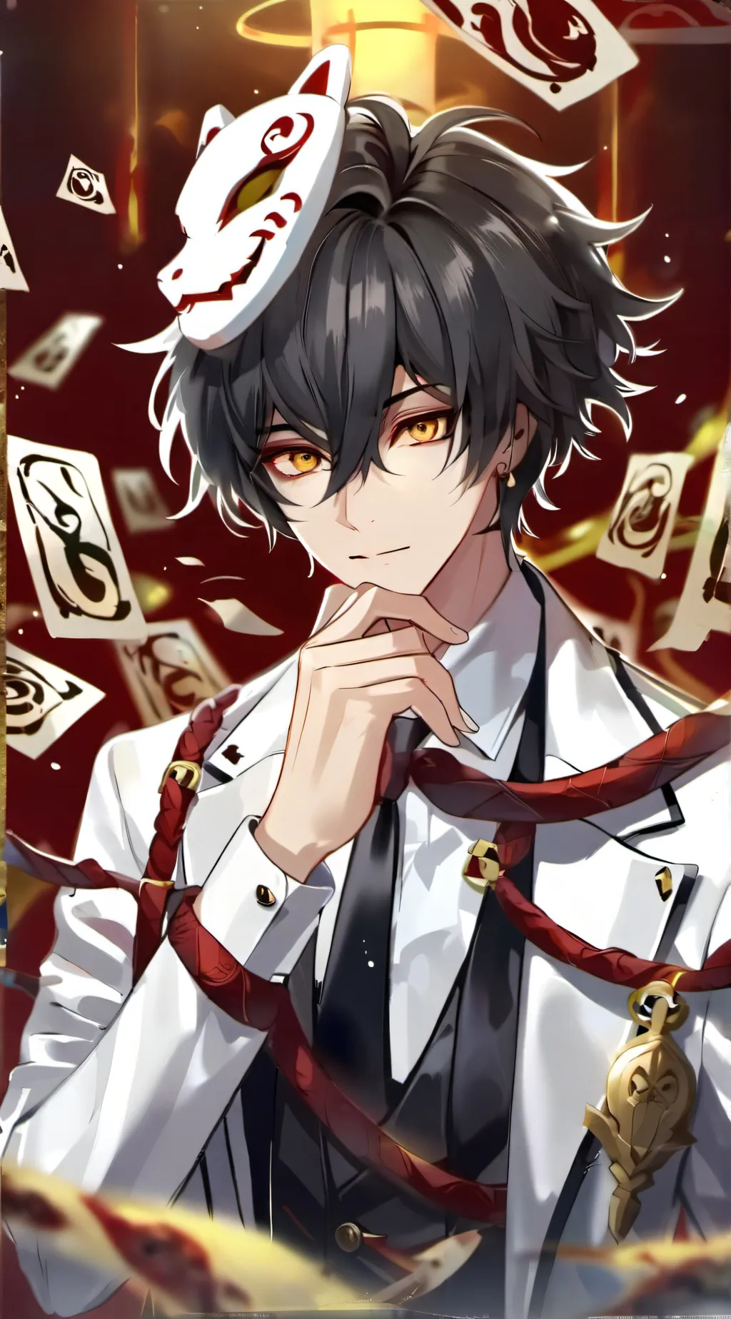 ai character: Obanai Iguro background