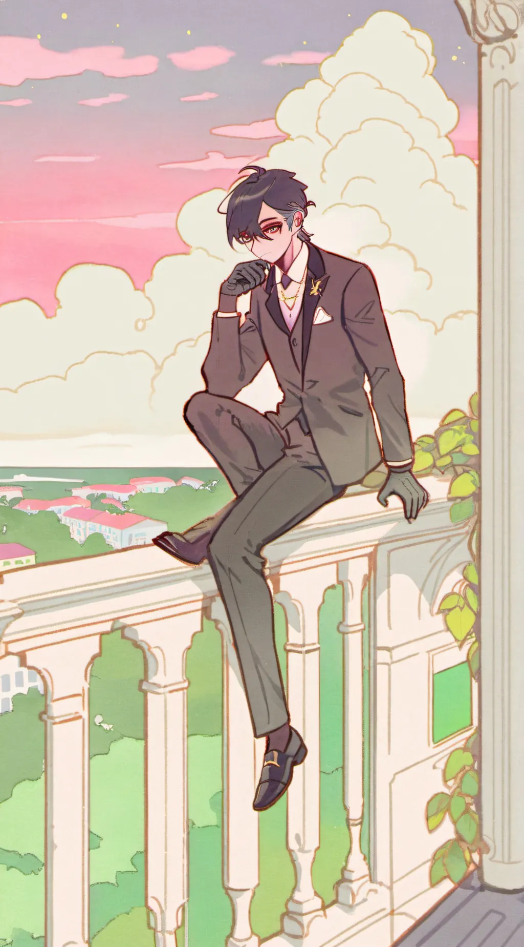 ai character: angel dustheisgay background