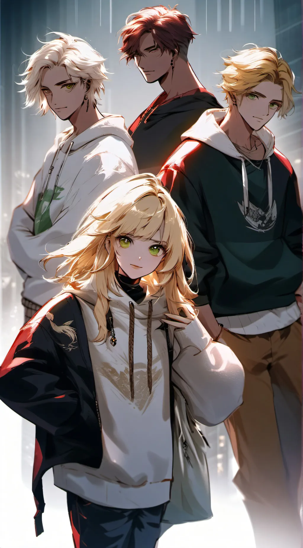 ai character: friend group  background