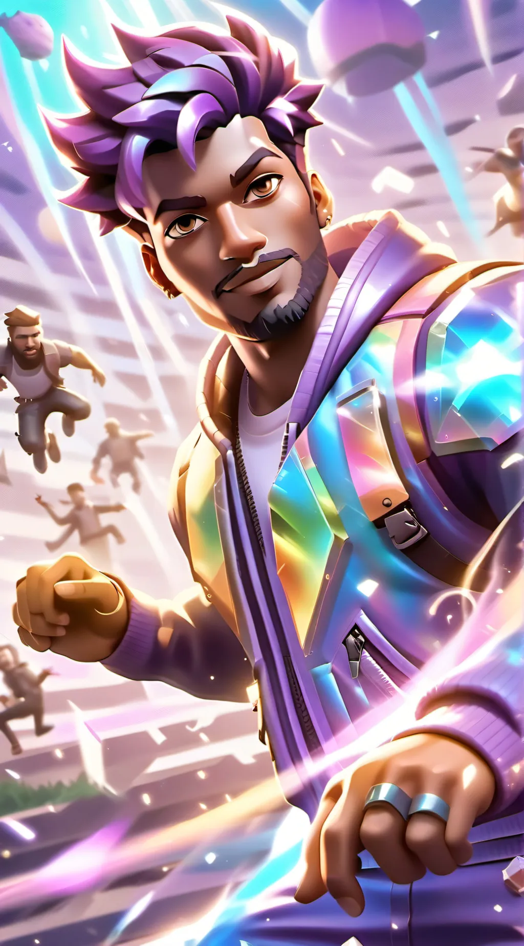 ai character: fortnite guy background