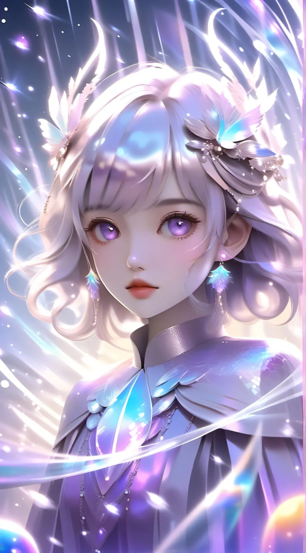 ai character: Angel  background