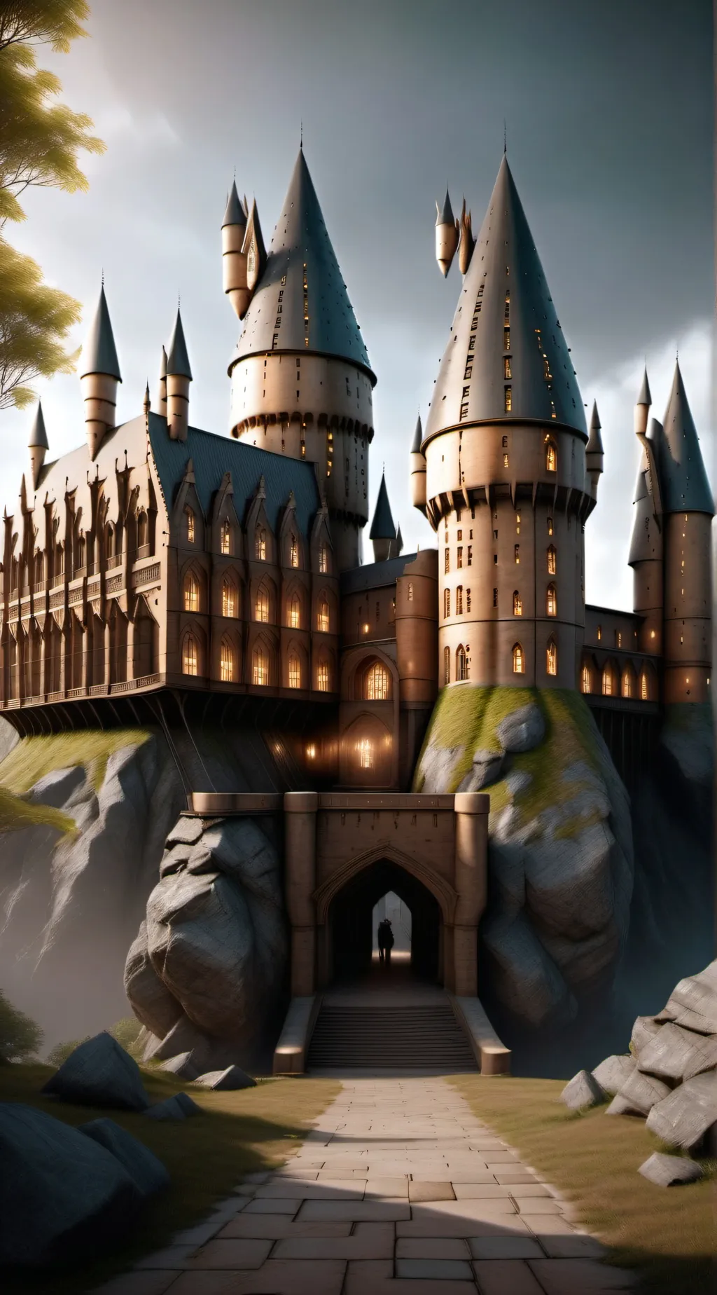 ai character: Harry Potter Cast background