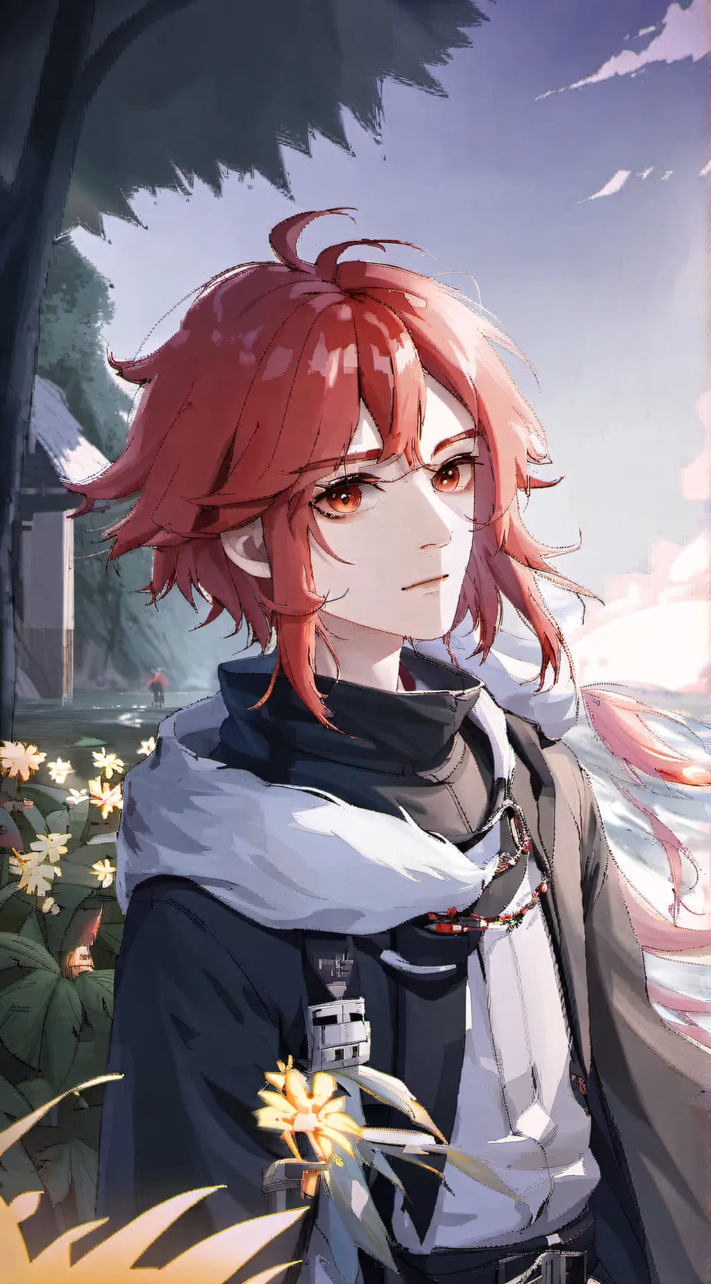 ai character: hashira  background