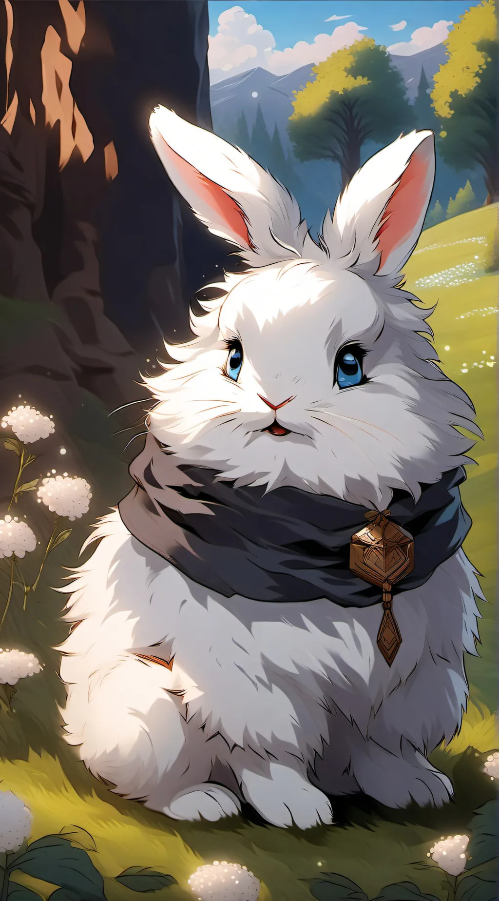 ai character: Mha bunny background