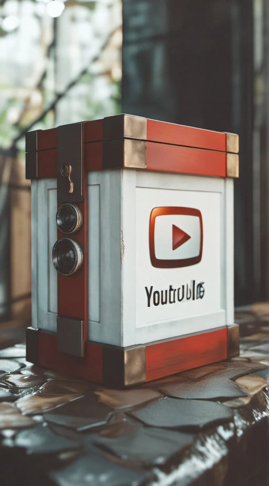 ai character: YouTube  background