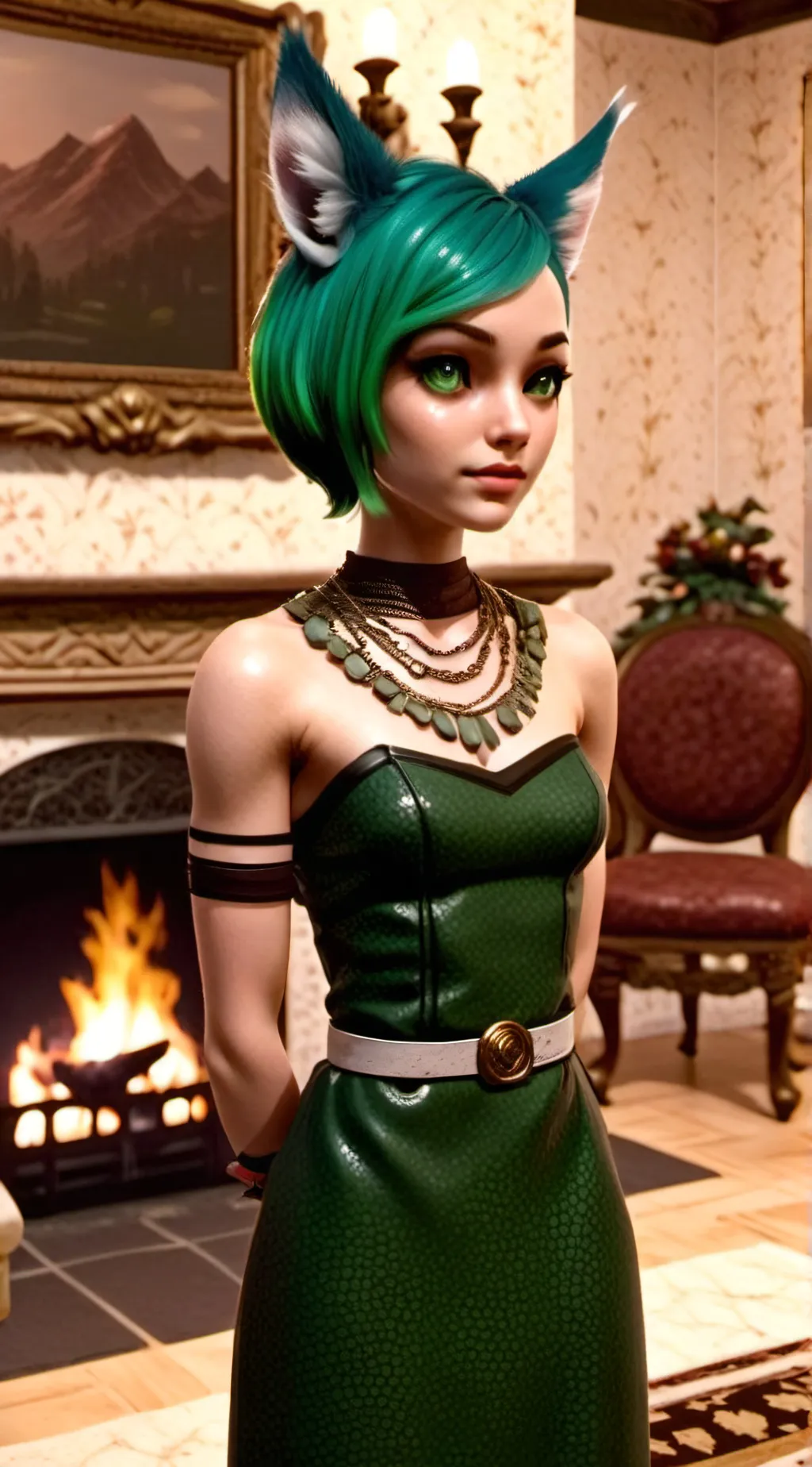 ai character: Kuro background