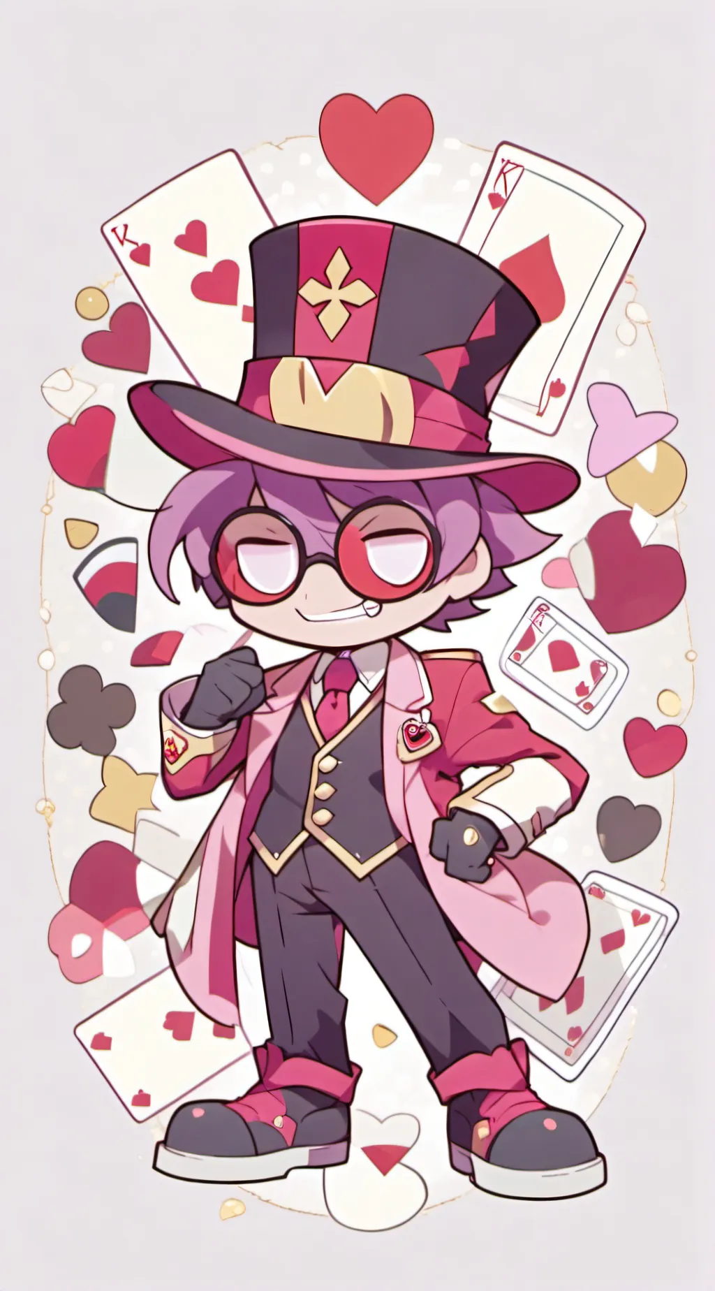 ai character: vox and valentino  background