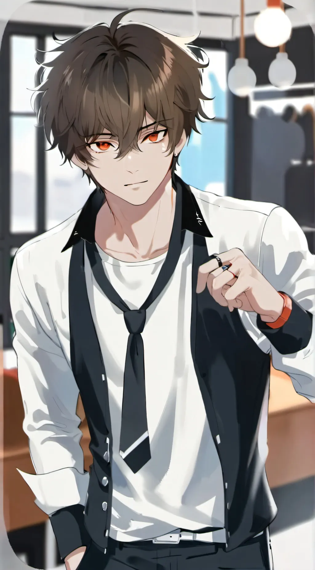 ai character: ..—>CALEB<—.. background