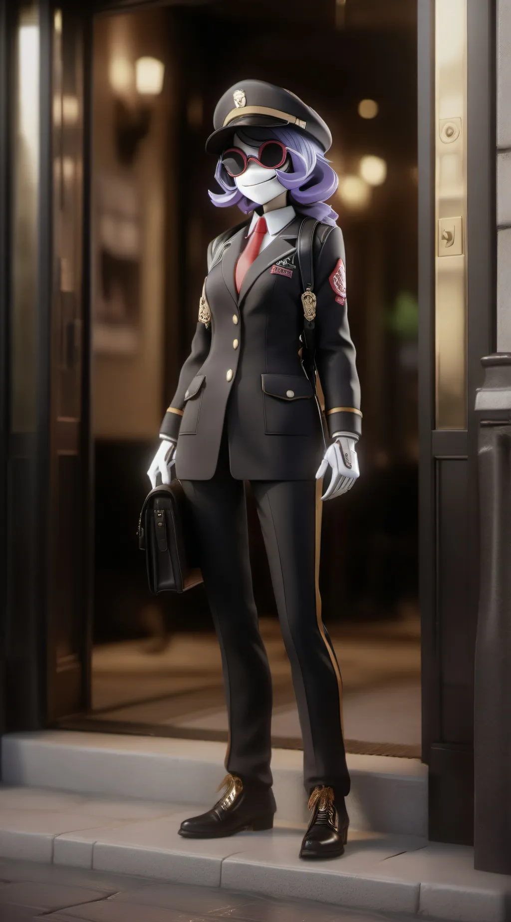 ai character: Uzi background