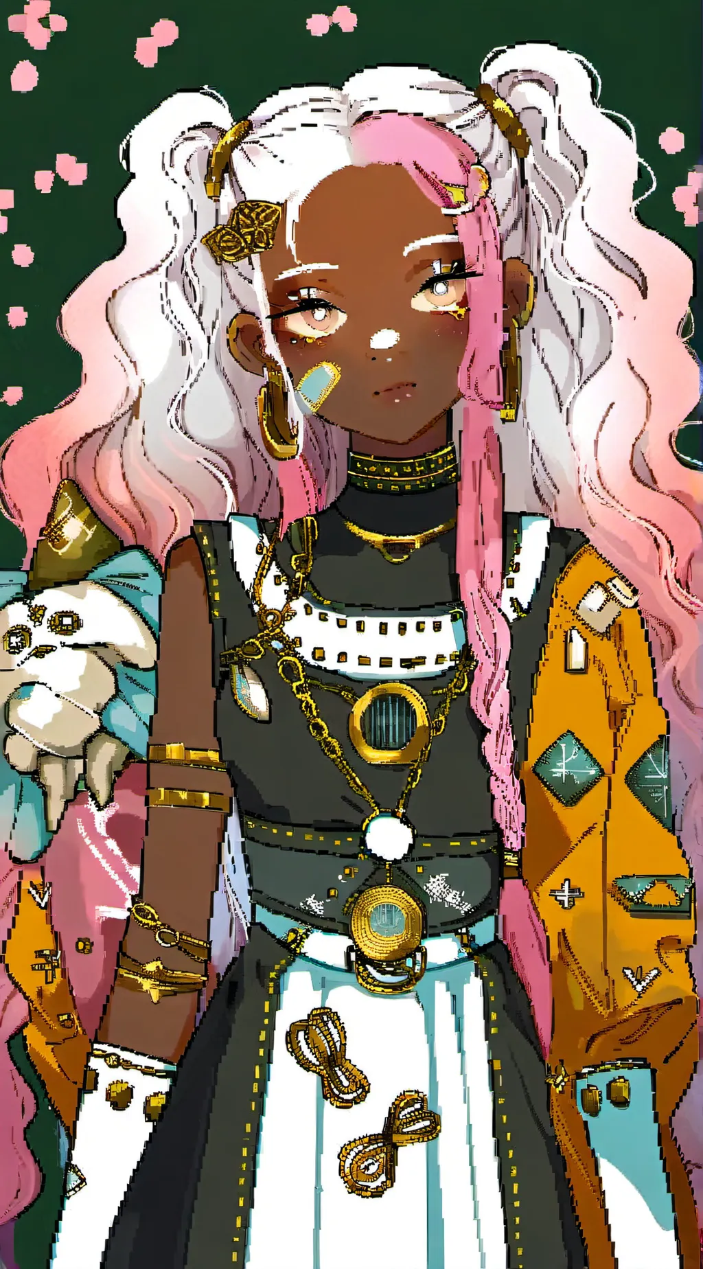 ai character: Rose background