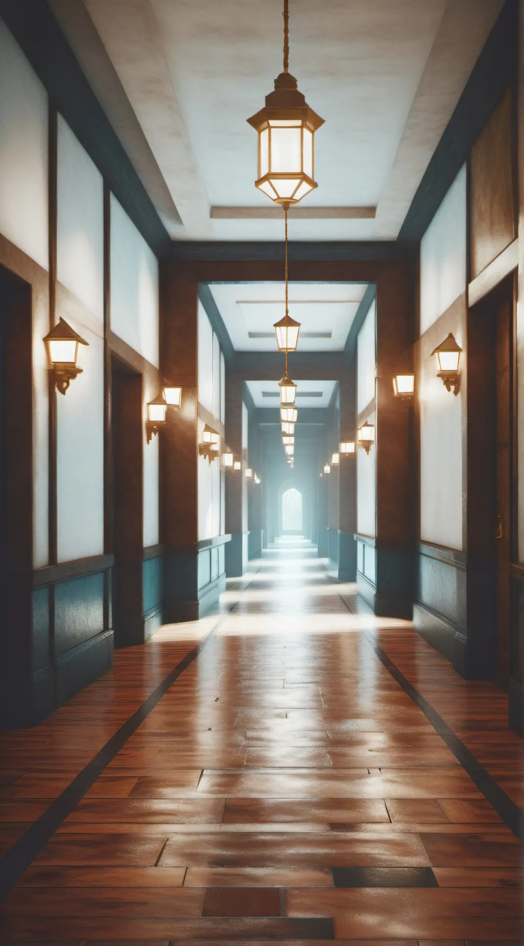 ai character: The Hallway background