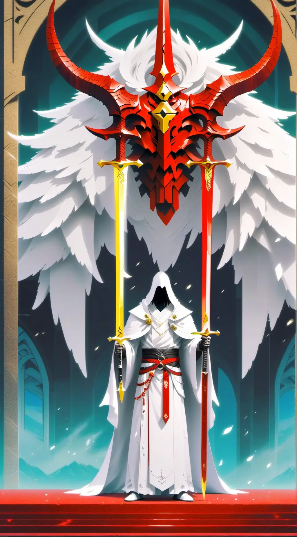 ai character: Miss circle  background