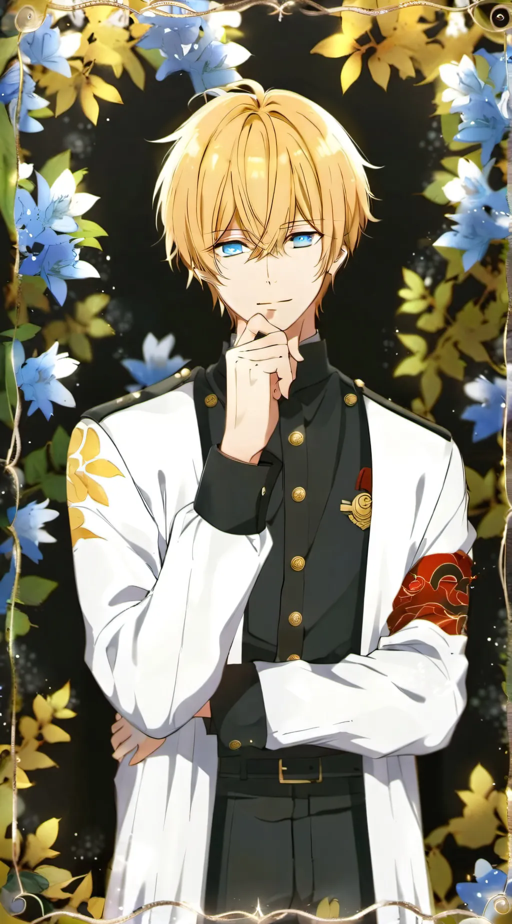 ai character: aquamarine hoshino background