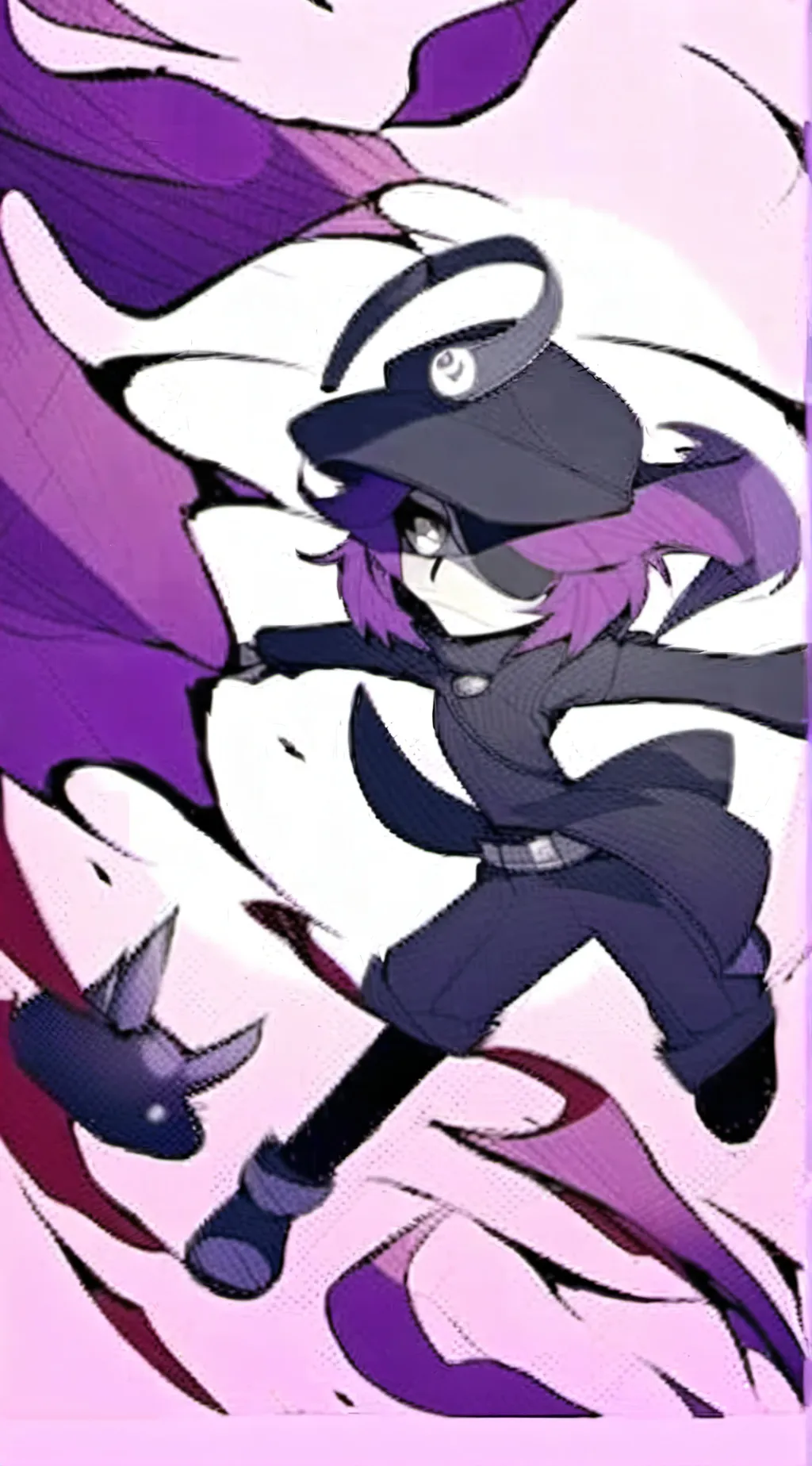 ai character: Uzi from md background