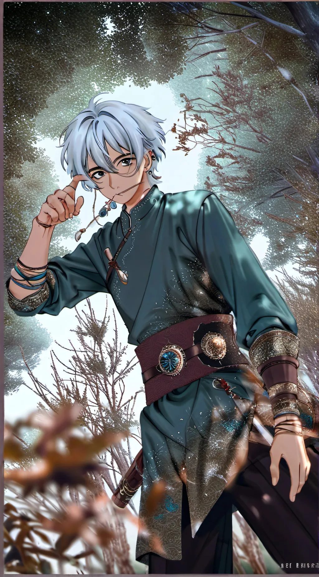 ai character: Deku background