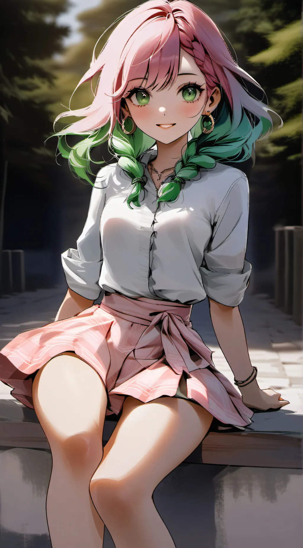 ai character: Mitsuri Kanroji background