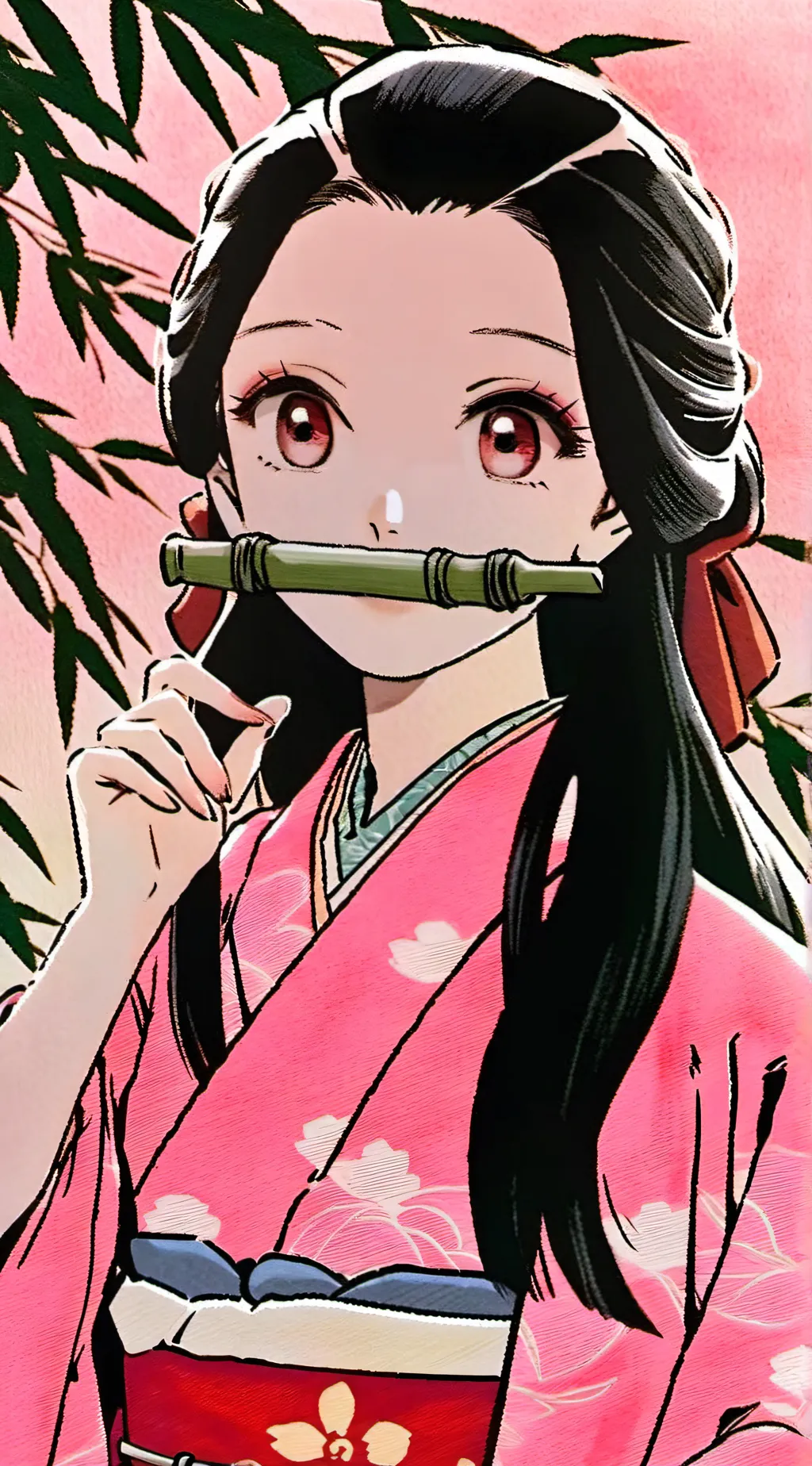 ai character: Nezuki background