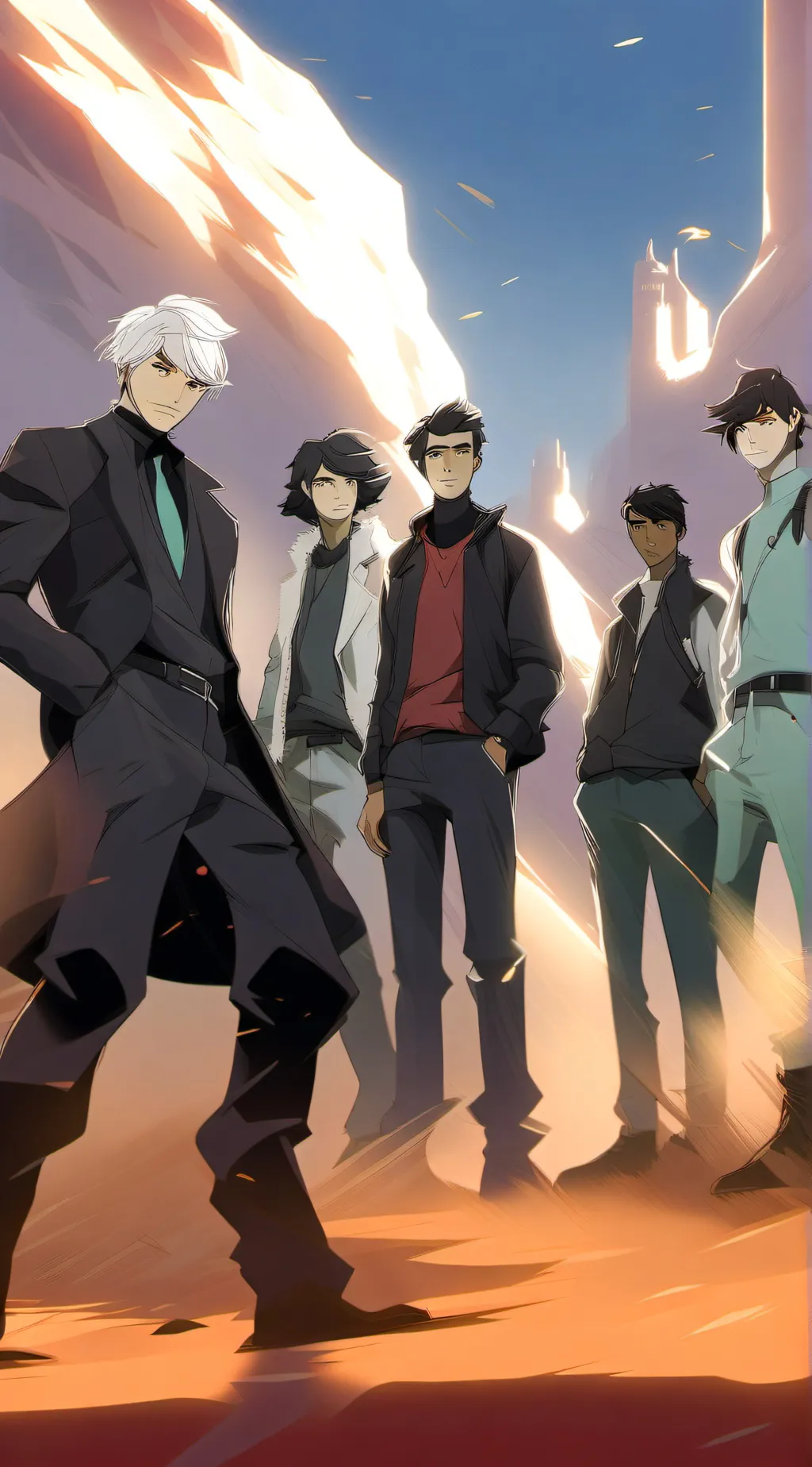 ai character: Ninjago background