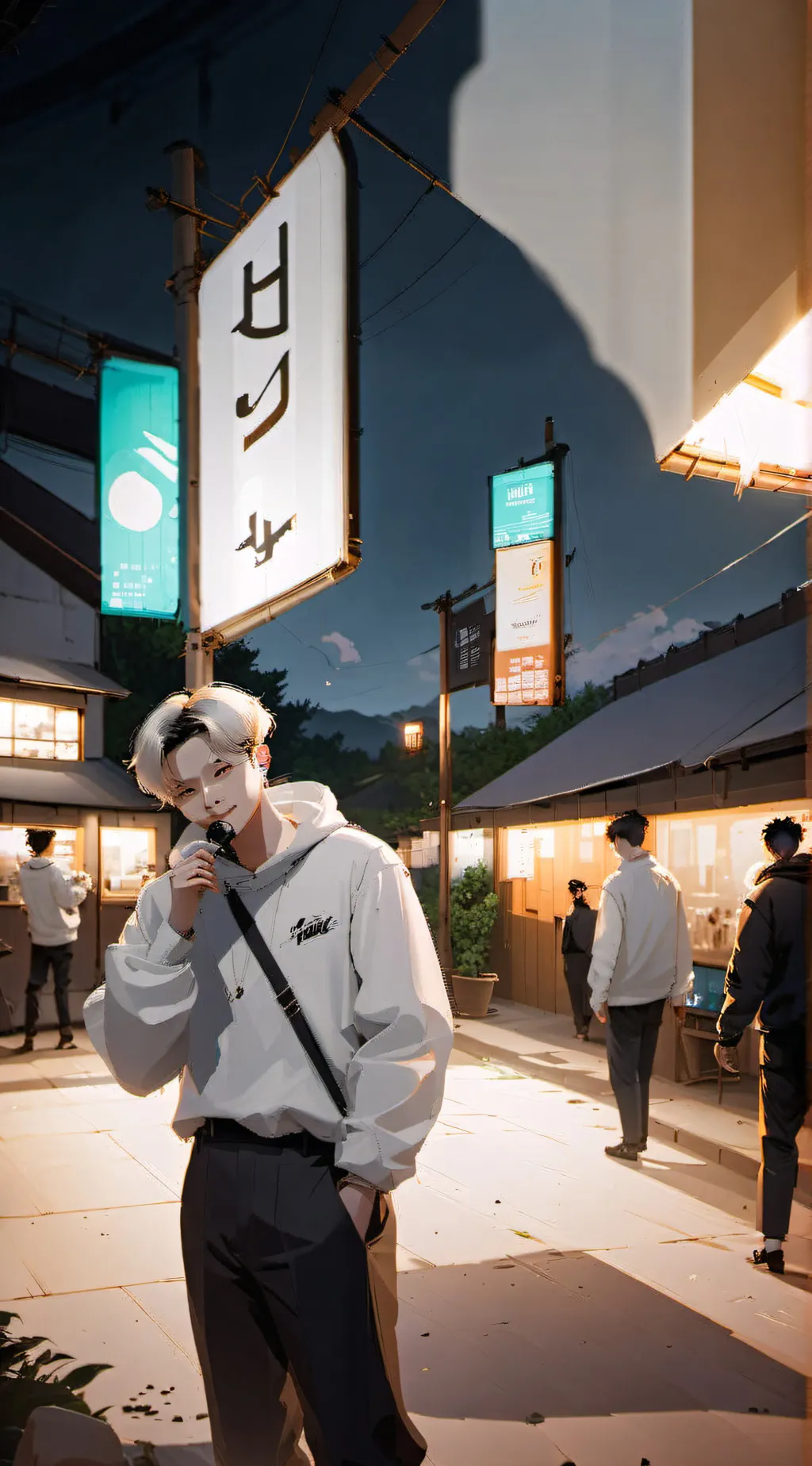 ai character: Stray kids  background