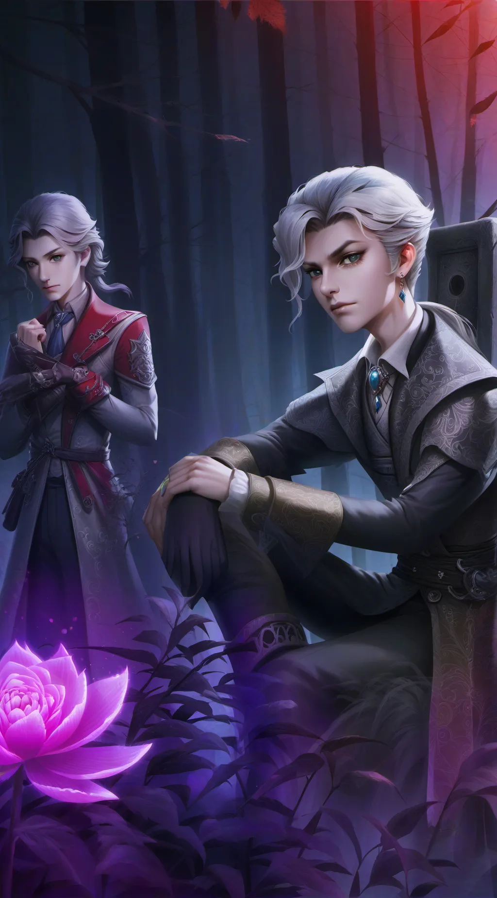 ai character: jax and leo  background