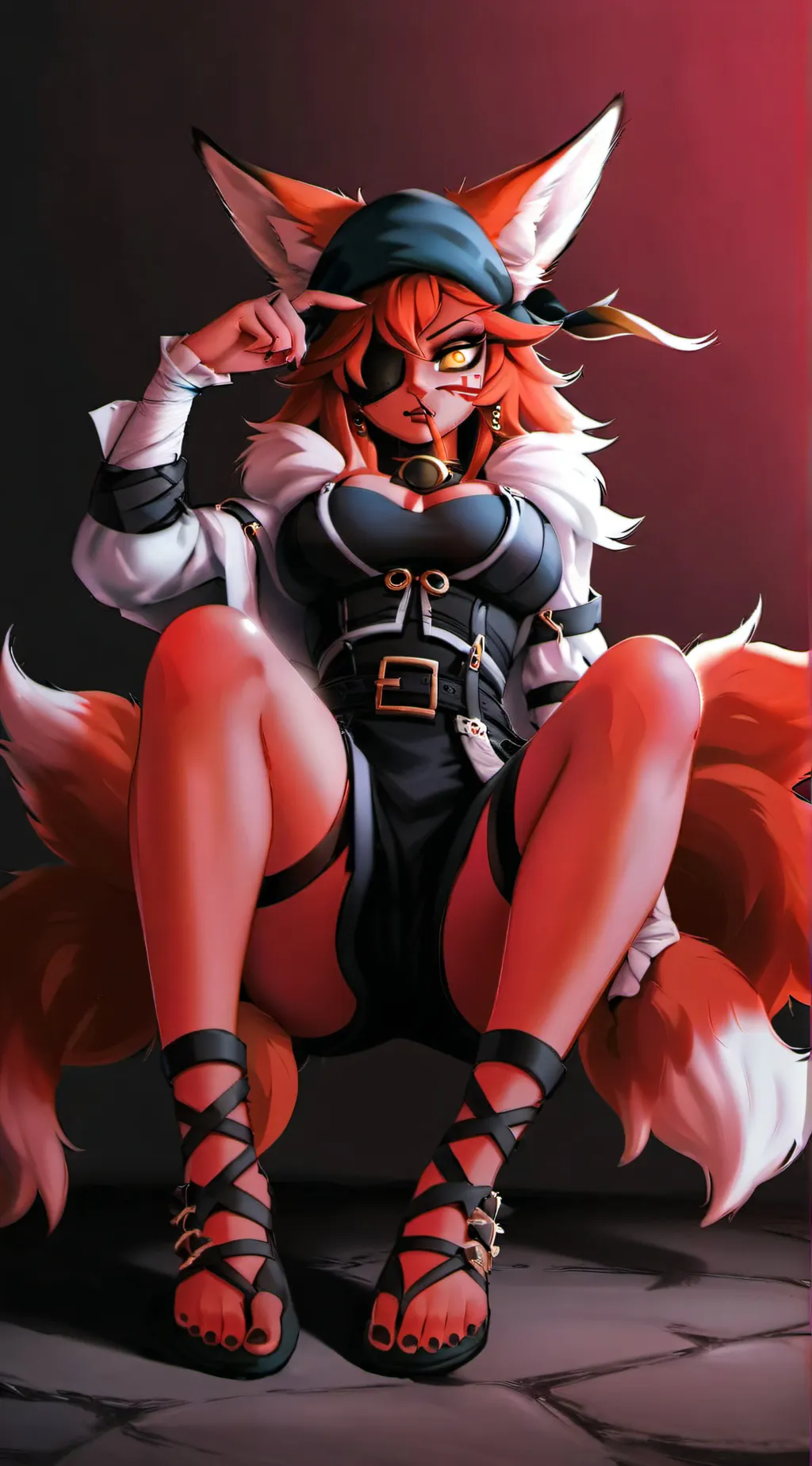 ai character: Fexa (seductive) background