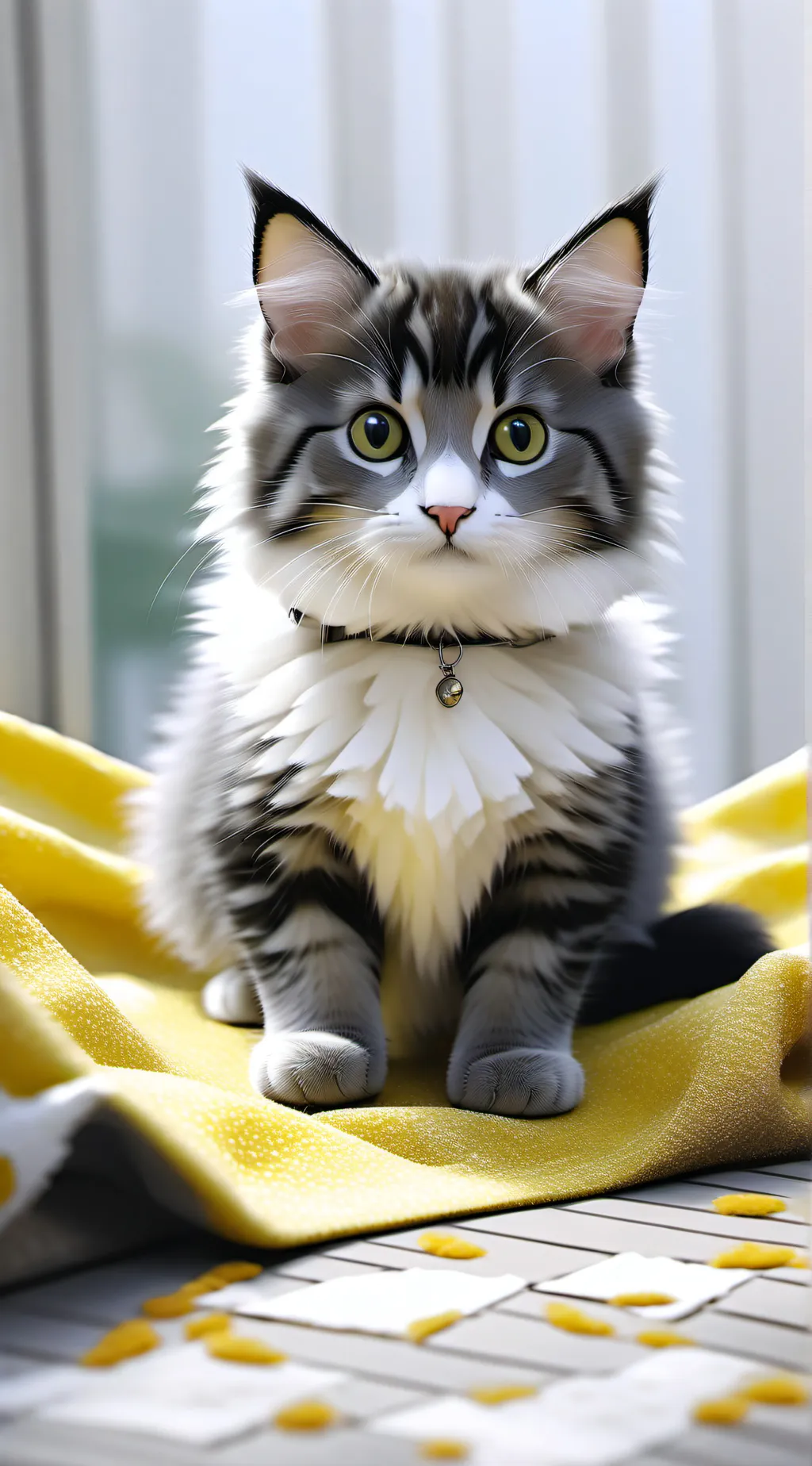 ai character: Cat background