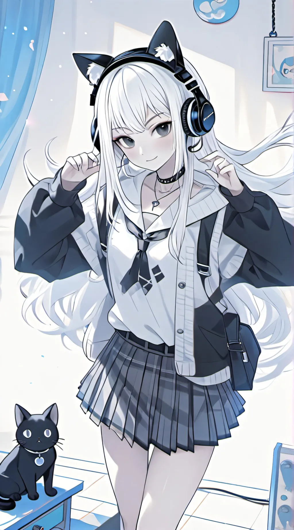 ai character: ☆Kuromii☆ background