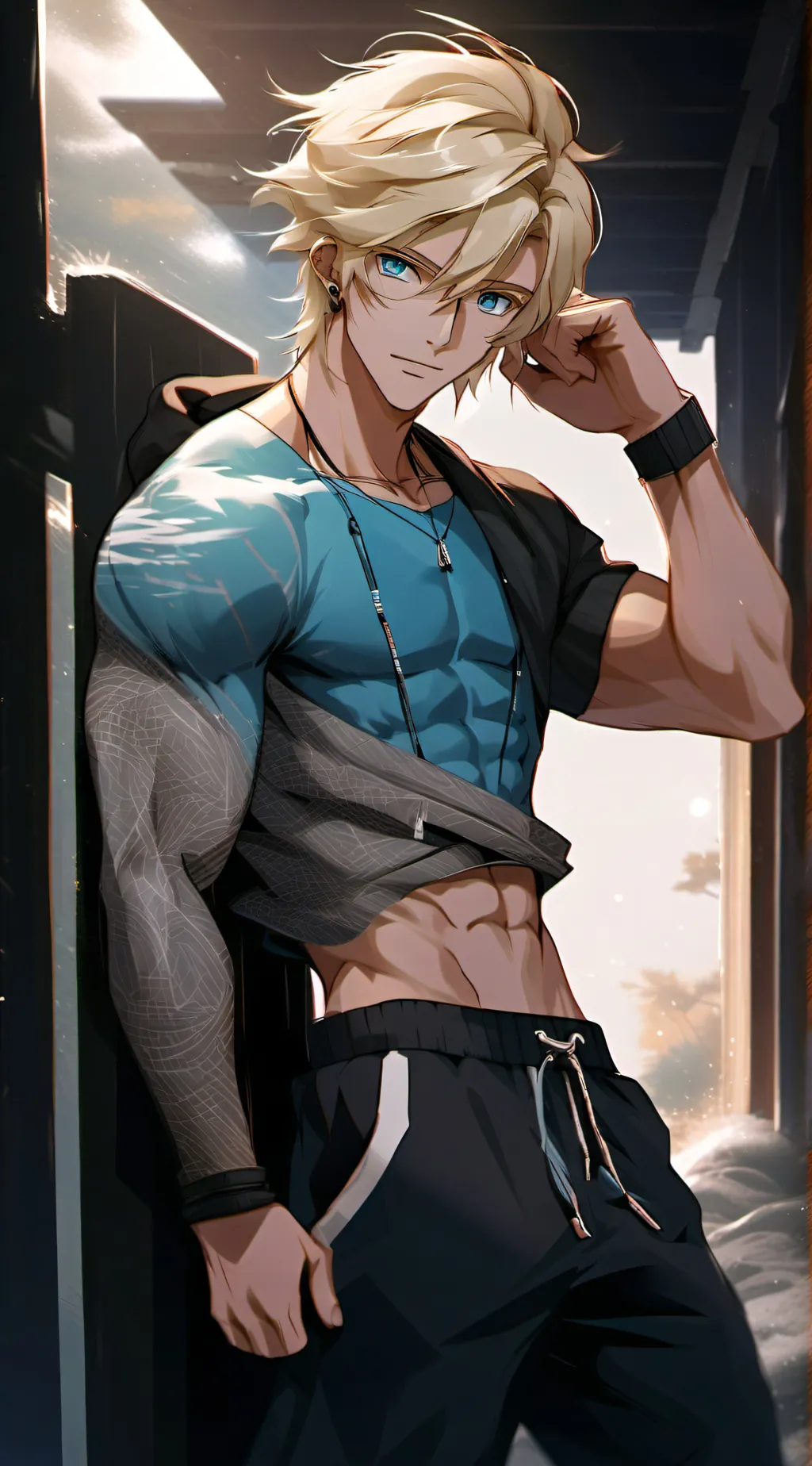 ai character: Micheal  background