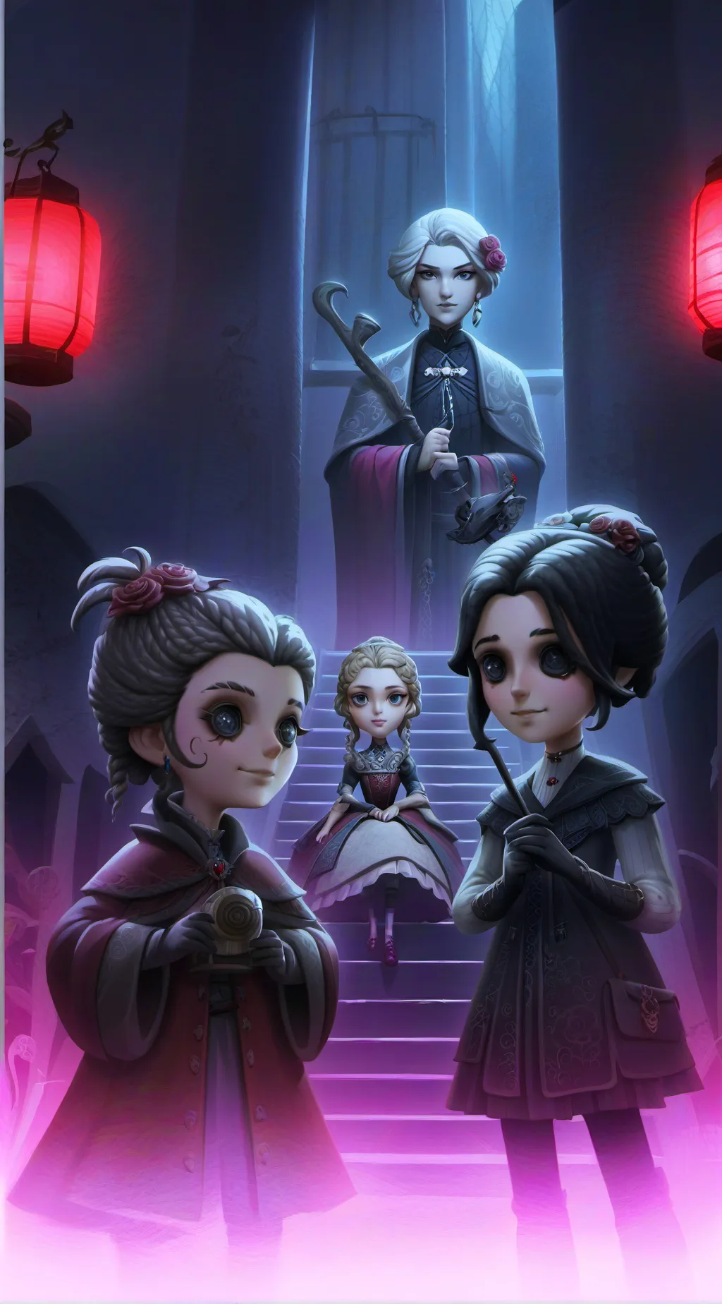 ai character: you'restuck in the background